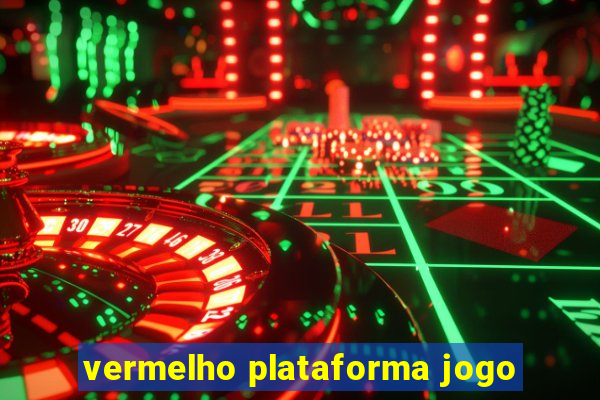 vermelho plataforma jogo